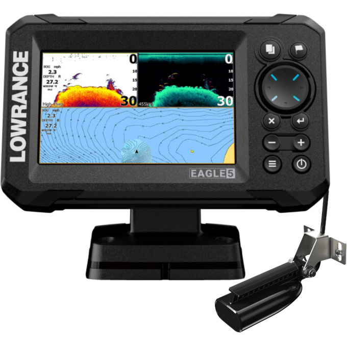 Эхолот LOWRANCE EAGLE 5 с датчиком SplitShot HD 000-16112-001